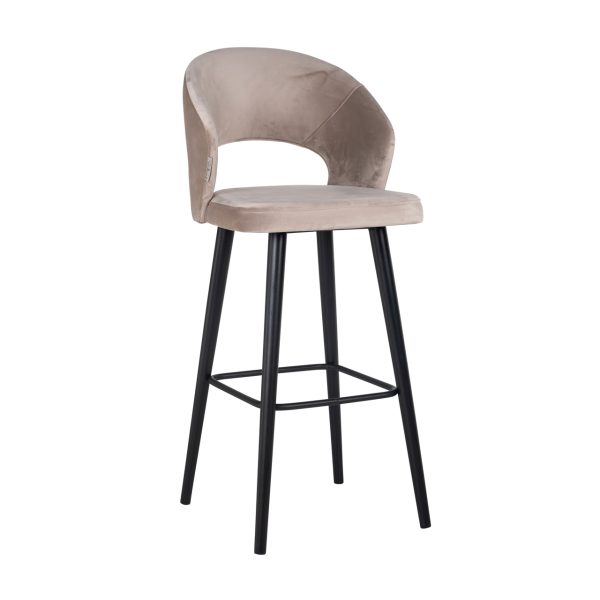 Barstoel Savoy khaki velvet Richmond Interiors - Afbeelding 2