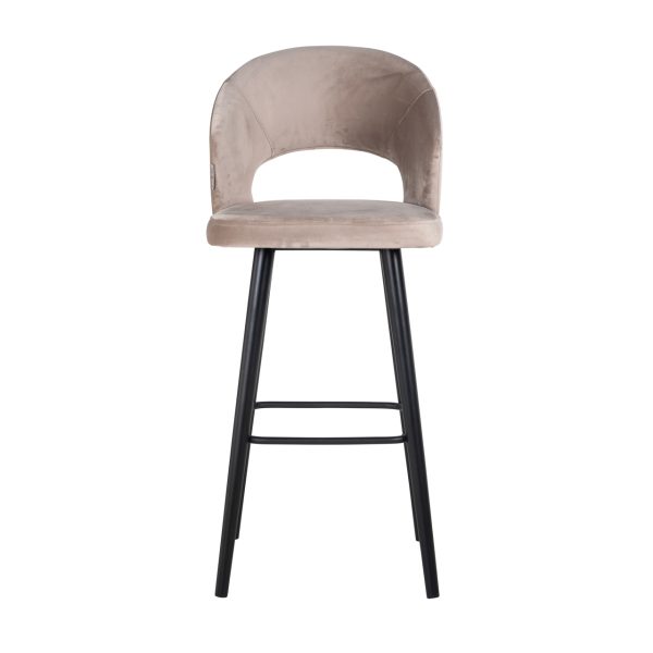 Barstoel Savoy khaki velvet Richmond Interiors - Afbeelding 5