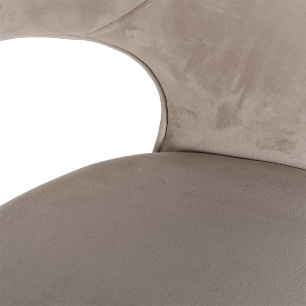 Barstoel Savoy khaki velvet Richmond Interiors - Afbeelding 7