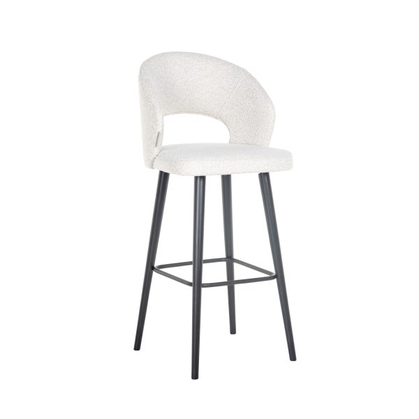 Barstoel Savoy white bouclé Richmond Interiors - Afbeelding 2