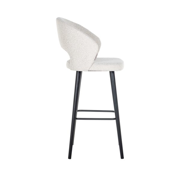 Barstoel Savoy white bouclé Richmond Interiors - Afbeelding 3