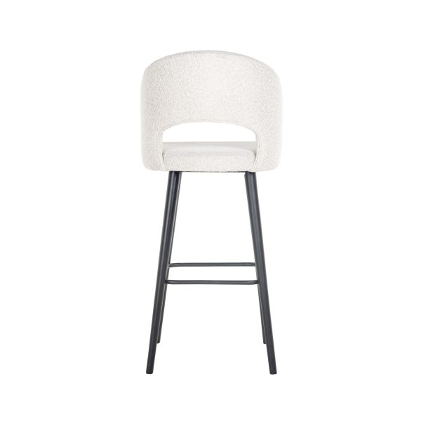 Barstoel Savoy white bouclé Richmond Interiors - Afbeelding 4
