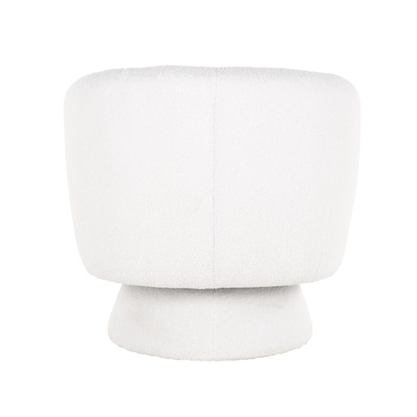 Lounge stoel Senna white furry Richmond Interiors - Afbeelding 4