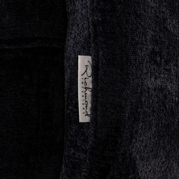 Lounge stoel Turner black chenille Richmond Interiors - Afbeelding 7