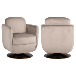 Eetkamerstoel Turner khaki velvet fire retardant Richmond Interiors