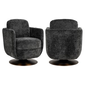 Lounge stoel Turner graphite island Richmond Interiors