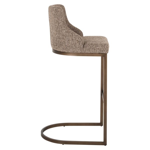 Barstoel Bolton brown tweed (Set of 2) Richmond Interiors - Afbeelding 3