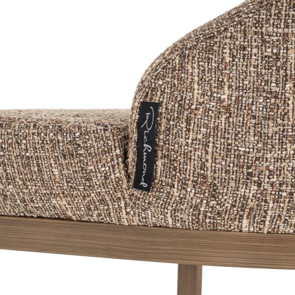 Barstoel Bolton brown tweed (Set of 2) Richmond Interiors - Afbeelding 7