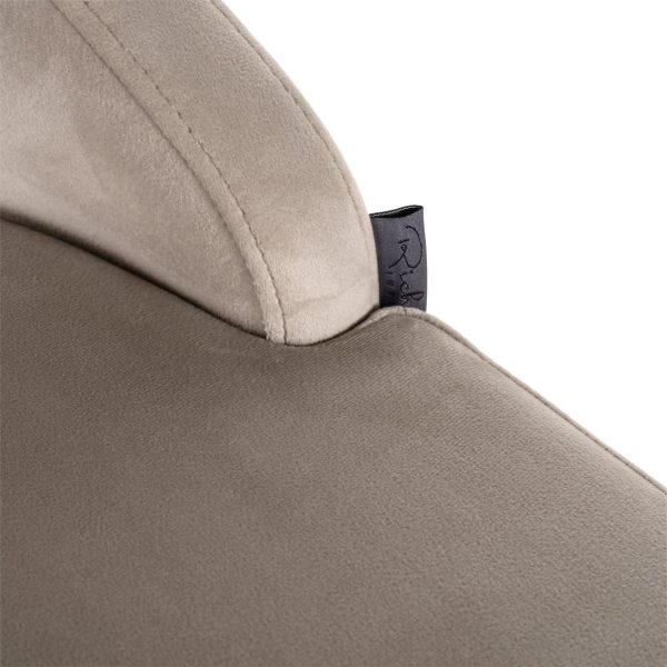 Barstoel Bolton khaki velvet brushed gold fire retardant (Set of 2) Richmond Interiors - Afbeelding 7