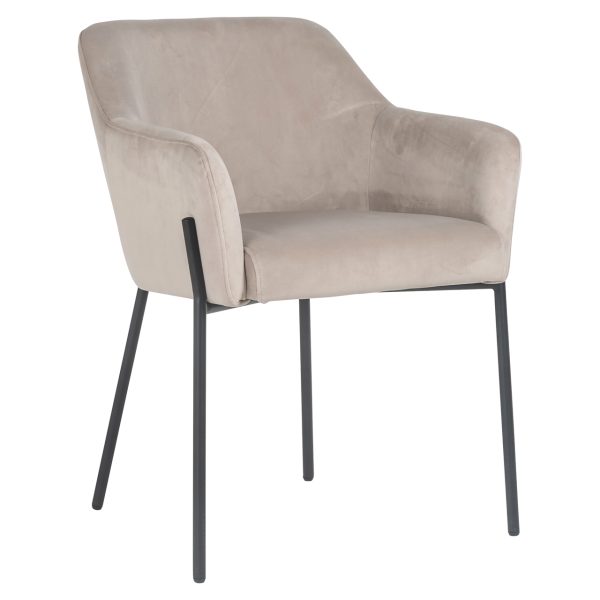 Eetkamerstoel Fay khaki velvet fire retardant Richmond Interiors - Afbeelding 2