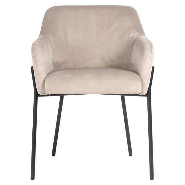 Eetkamerstoel Fay khaki velvet fire retardant Richmond Interiors - Afbeelding 5