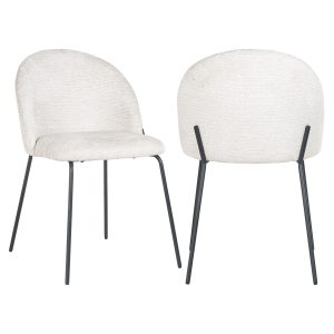 Eetkamerstoel Alyssa cream fusion (Set of 2) Richmond Interiors