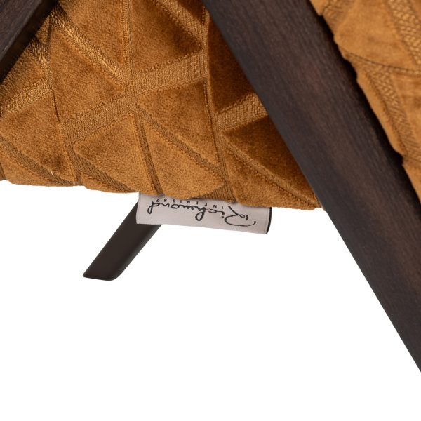 Lounge stoel Mia old gold triangle Richmond Interiors - Afbeelding 6