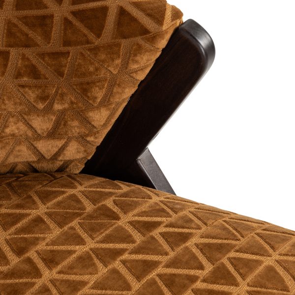 Lounge stoel Mia old gold triangle Richmond Interiors - Afbeelding 7