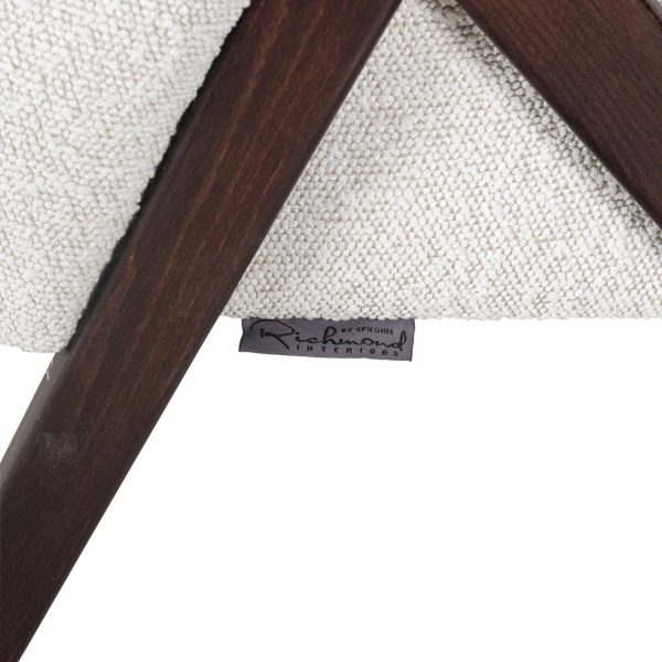 Lounge stoel Mia white bouclé Richmond Interiors - Afbeelding 5