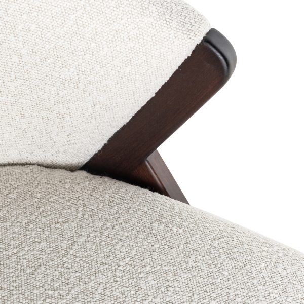 Lounge stoel Mia white bouclé Richmond Interiors - Afbeelding 6