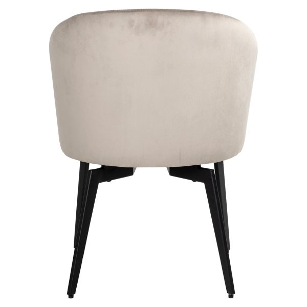 Eetkamerstoel Amphara khaki velvet fire retardant Richmond Interiors - Afbeelding 4