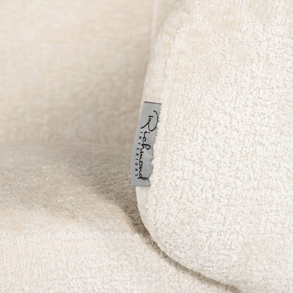 Eetkamerstoel Amphara FR white chenille fire retardant Richmond Interiors - Afbeelding 6