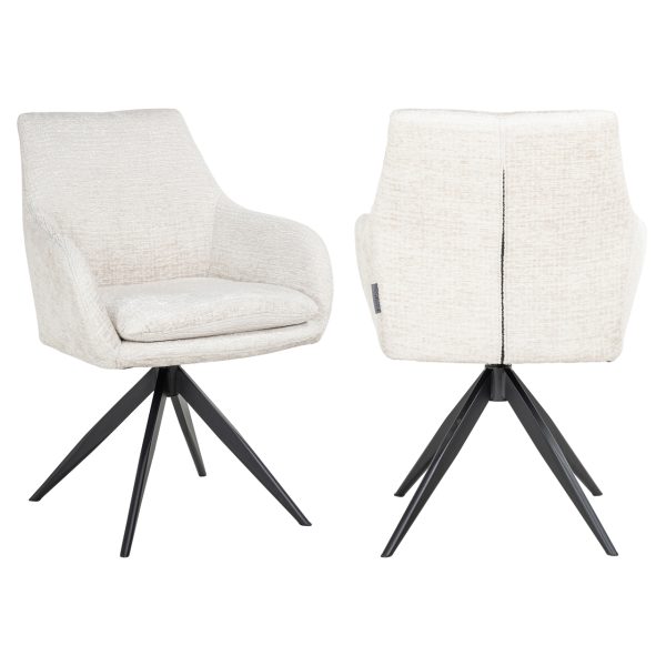Eetkamerstoel Lisonne cream fusion swivel Richmond Interiors