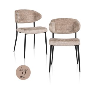 Eetkamerstoel Bea sheep natural (Set of 2) Richmond Interiors