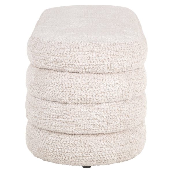 Poef & Voetenbank Camile lovely cream Richmond Interiors - Afbeelding 4
