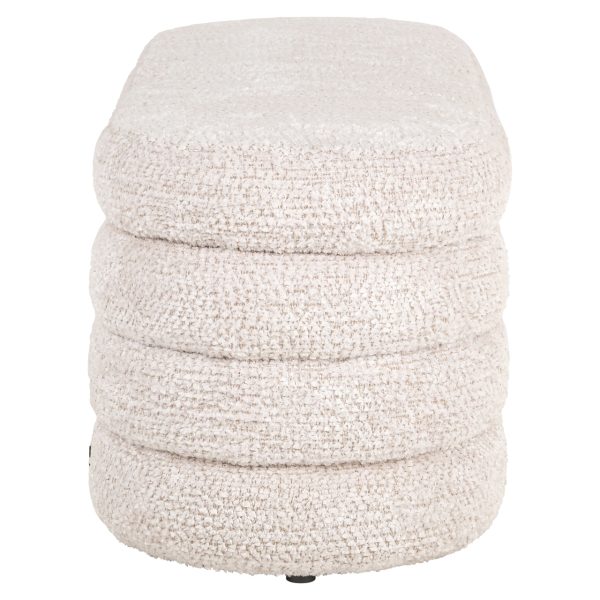 Poef & Voetenbank Camile lovely cream Richmond Interiors - Afbeelding 4