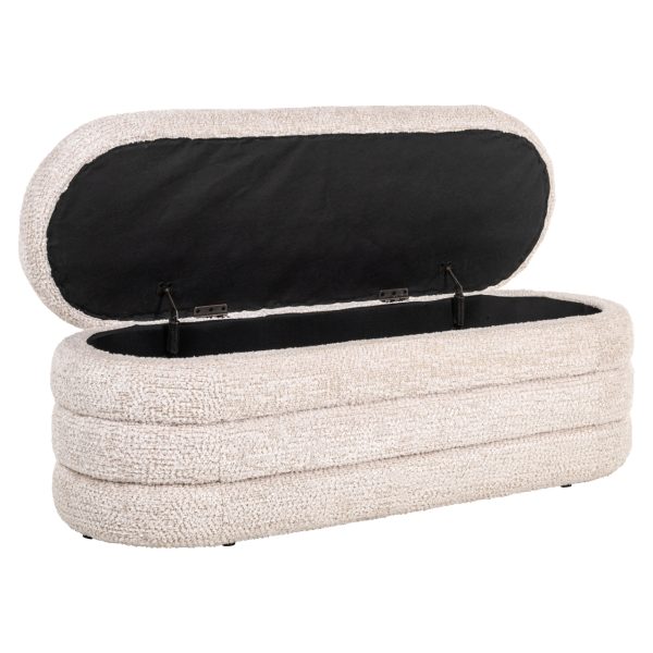 Poef & Voetenbank Camile lovely cream Richmond Interiors - Afbeelding 6