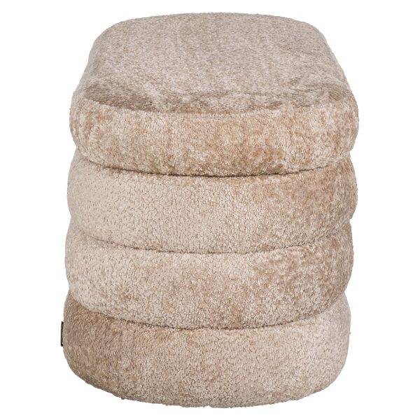Poef & Voetenbank Camille sheep natural Richmond Interiors - Afbeelding 2