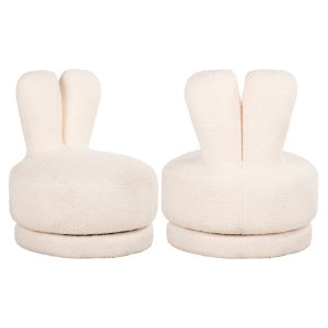 Lounge stoel Bunny teddy white kids Richmond Interiors