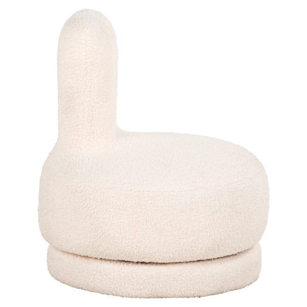 Lounge stoel Bunny teddy white kids Richmond Interiors - Afbeelding 3