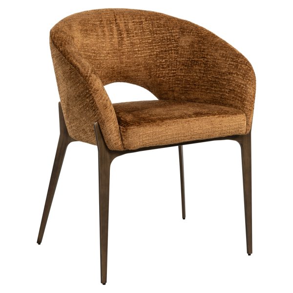 Eetkamerstoel Kenzi cognac fusion Richmond Interiors - Afbeelding 2