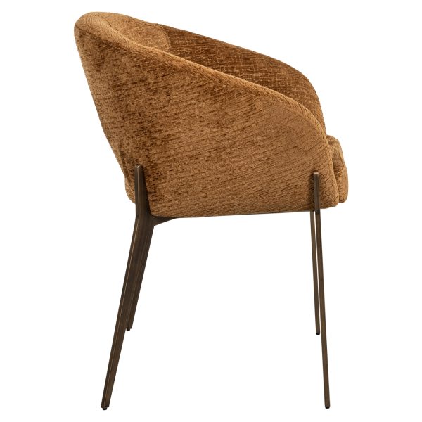 Eetkamerstoel Kenzi cognac fusion Richmond Interiors - Afbeelding 3