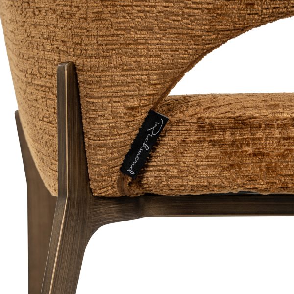Eetkamerstoel Kenzi cognac fusion Richmond Interiors - Afbeelding 6