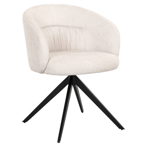 Eetkamerstoel Olivia ecru miami swivel Richmond Interiors - Afbeelding 2