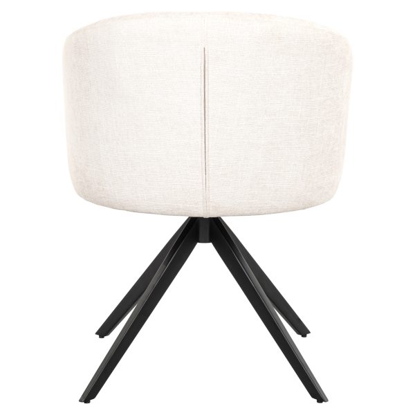 Eetkamerstoel Olivia ecru miami swivel Richmond Interiors - Afbeelding 4