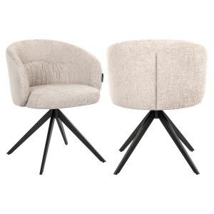 Eetkamerstoel Olivia natural miami swivel Richmond Interiors