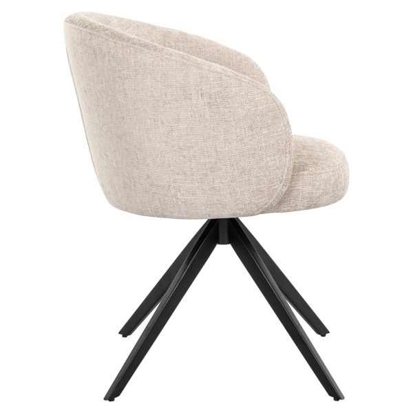 Eetkamerstoel Olivia natural miami swivel Richmond Interiors - Afbeelding 4