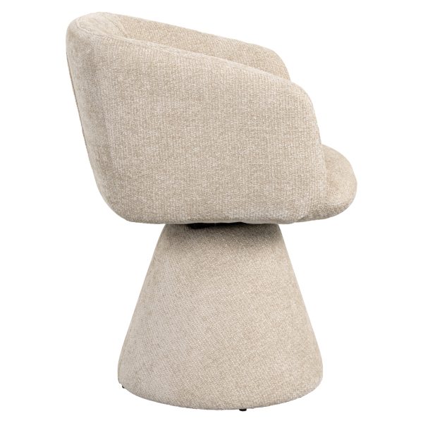 Eetkamerstoel Madeline cream unicorn swivel Richmond Interiors - Afbeelding 5