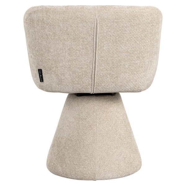 Eetkamerstoel Madeline cream unicorn swivel Richmond Interiors - Afbeelding 6