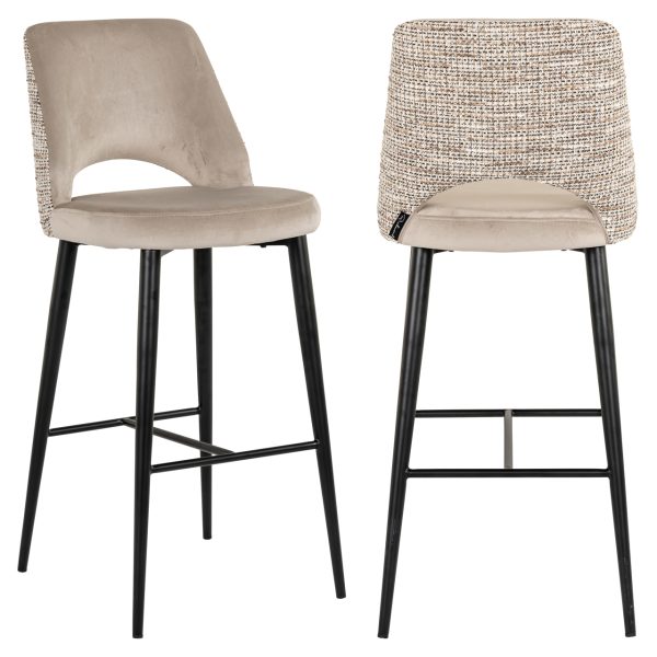 Barstoel Tabitha trendy nature fire retardant Richmond Interiors