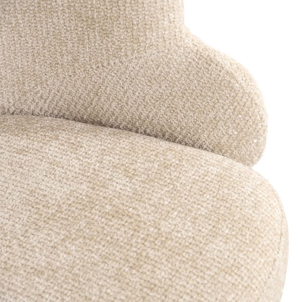 Eetkamerstoel Kayla cream unicorn swivel Richmond Interiors - Afbeelding 7