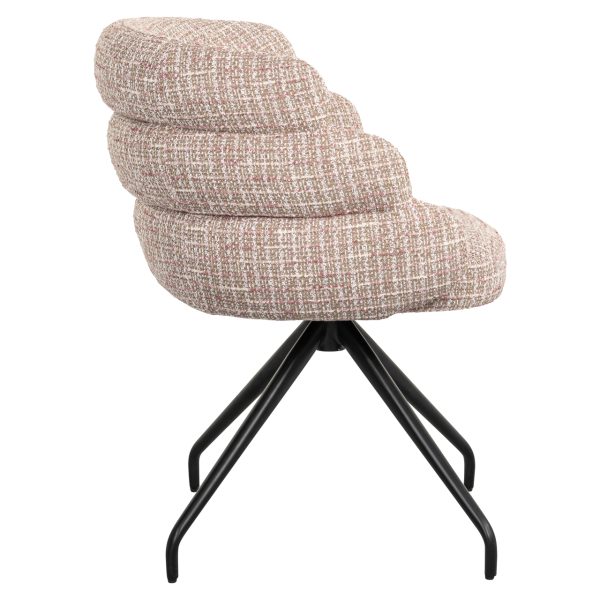 Eetkamerstoel Kayla trendy rose swivel Richmond Interiors - Afbeelding 3