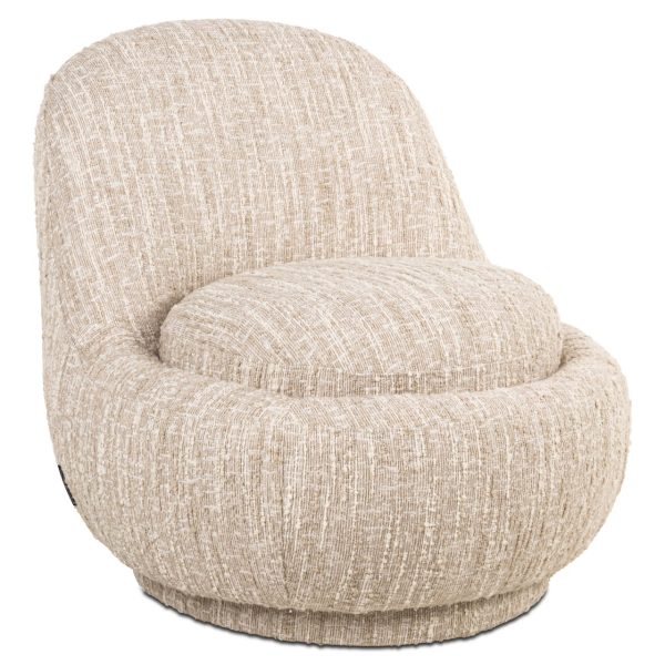 Lounge stoel Arlanda beige angora Richmond Interiors