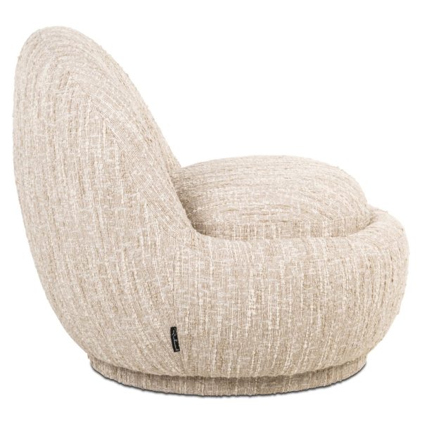 Lounge stoel Arlanda beige angora Richmond Interiors - Afbeelding 3
