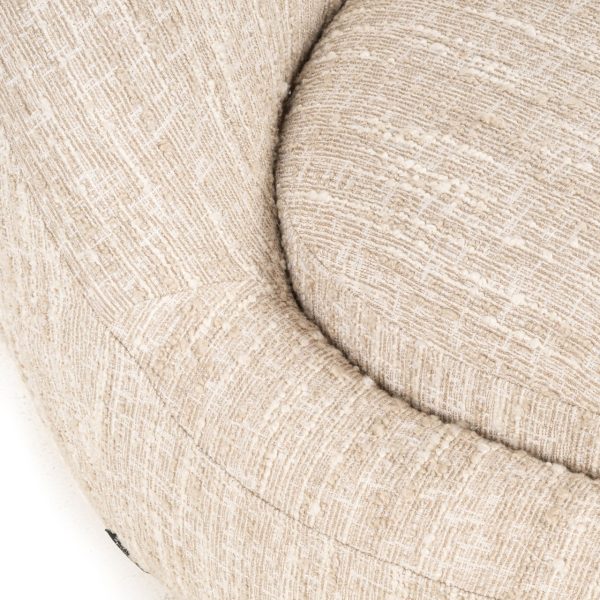 Lounge stoel Arlanda beige angora Richmond Interiors - Afbeelding 6