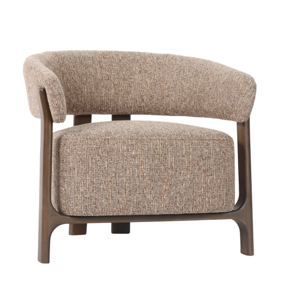 Lounge stoel Dalara brown tweed Richmond Interiors