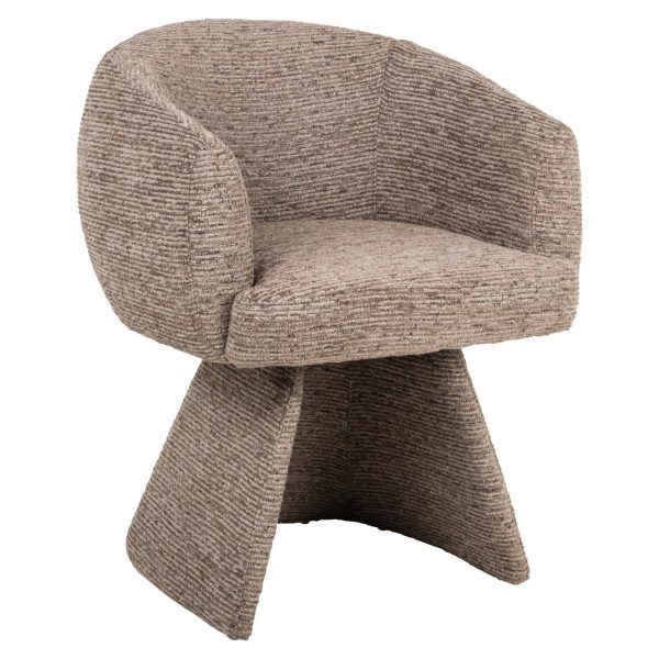 Eetkamerstoel Quiriro mocca linear swivel Richmond Interiors