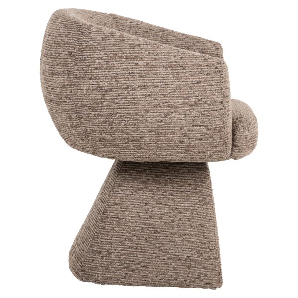 Eetkamerstoel Quiriro mocca linear swivel Richmond Interiors - Afbeelding 3
