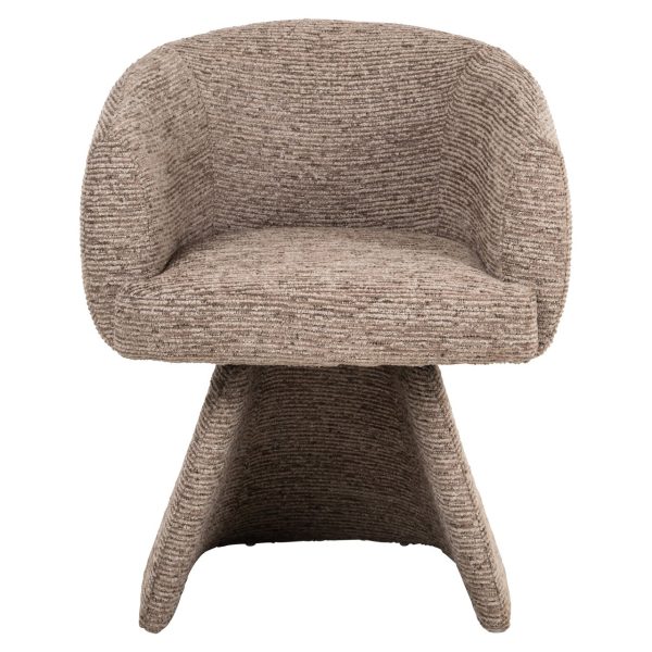 Eetkamerstoel Quiriro mocca linear swivel Richmond Interiors - Afbeelding 2