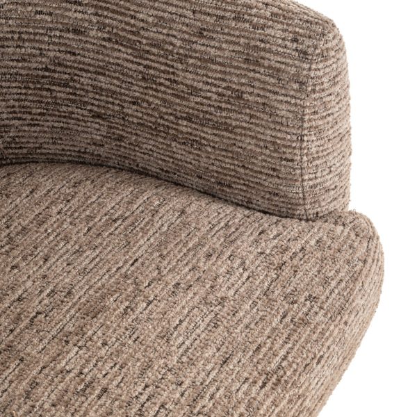 Eetkamerstoel Quiriro mocca linear swivel Richmond Interiors - Afbeelding 6
